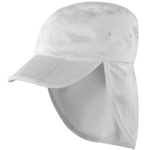 Result Unisex Headwear Folding Legionnaire Hat / Cap (Pack of 2) / White